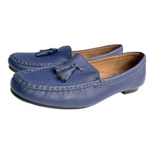 Driver Club Murray Hill Leather Loafer Blue 8.5